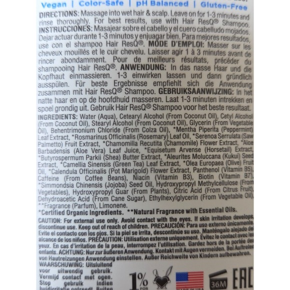 Hair ResQ® Thickening Original Formula Weightless Conditioner 12 oz Color Safe - Picture 4 of 5